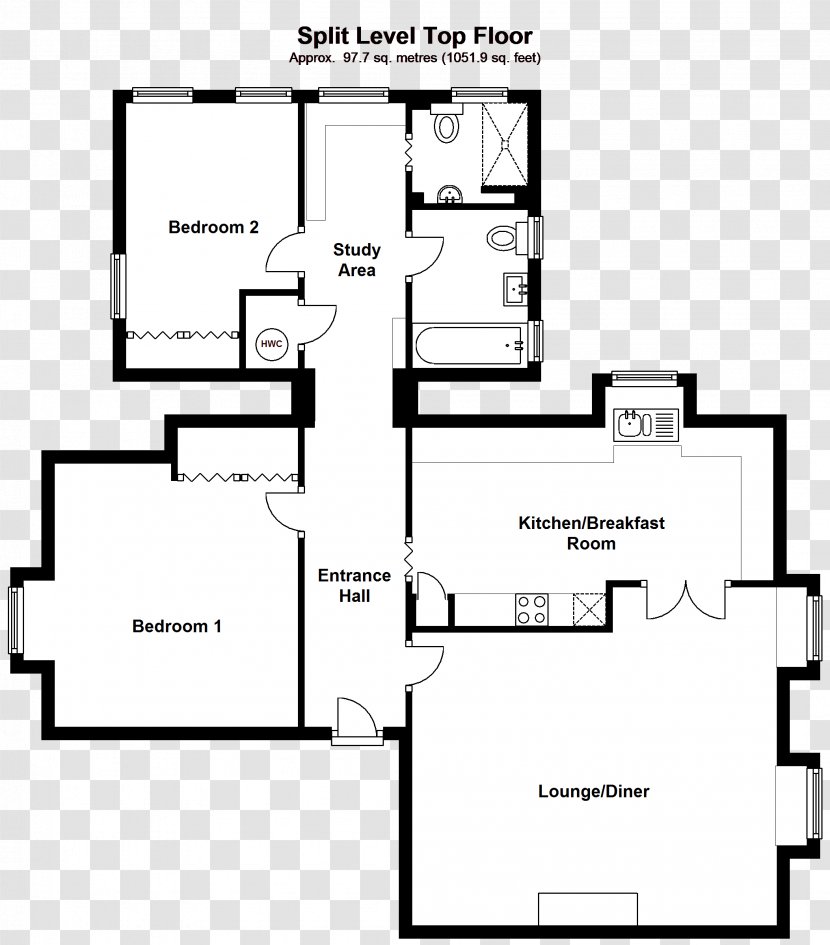 Floor Plan Brand White - Diagram - Western Food Hall Transparent PNG