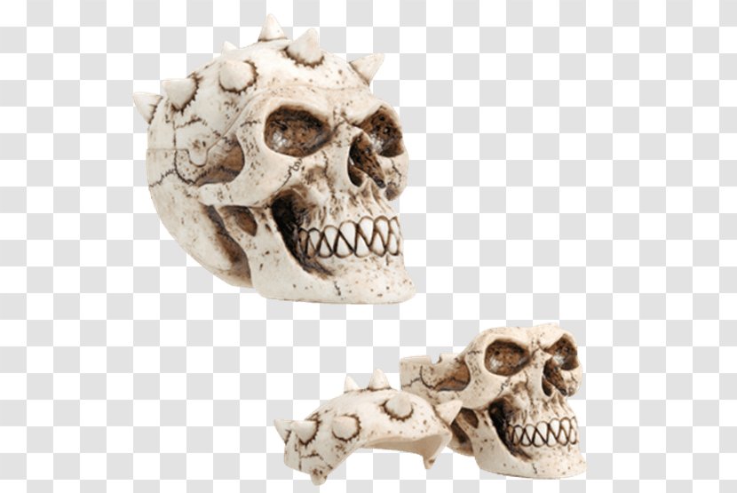 Skull Skeleton Figurine Collectable Container - Ashtray Transparent PNG