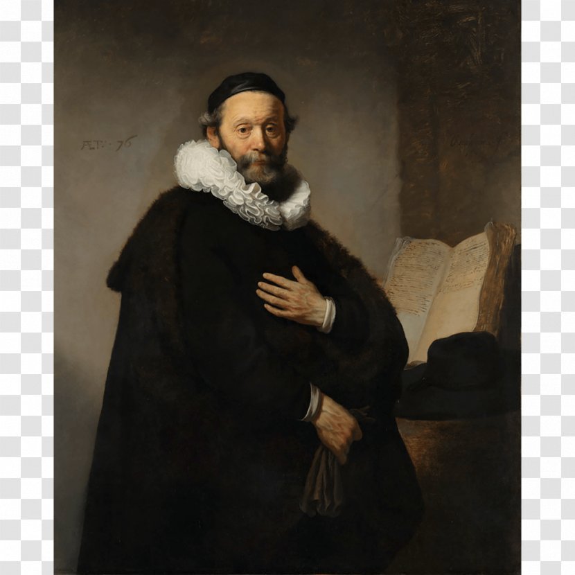 Portrait Of Johannes Wttenbogaert Rijksmuseum The Storm On Sea Galilee Anatomy Lesson Dr. Nicolaes Tulp Return Prodigal Son - Gentleman - Painting Transparent PNG