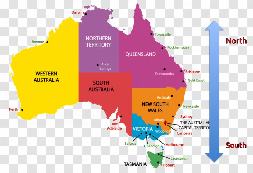 Australia Region World Map Geography - Area Transparent PNG