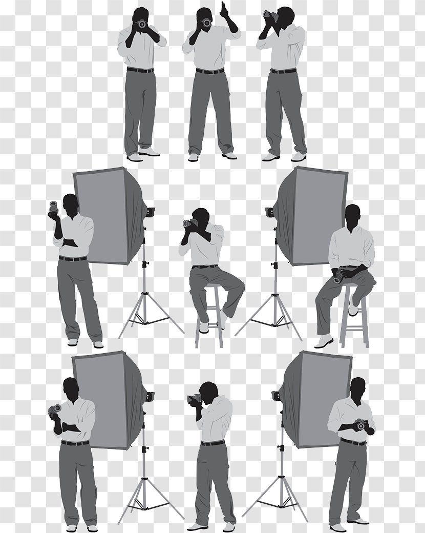 Photographer Photography Silhouette Photographic Studio Illustration - Communication - Shooting Work Scene Transparent PNG