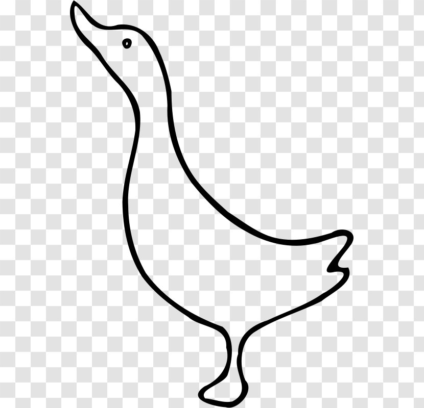 Duck Stencil Goose Clip Art Transparent PNG