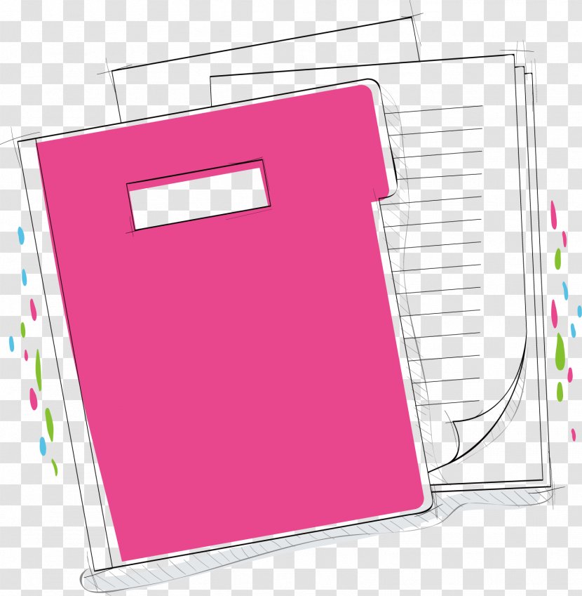 Paper Notepad Notebook - Cartoon - Notes Transparent PNG