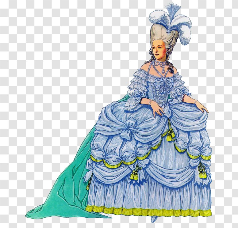 Character Costume Design - Fictional - Marie Antoinette Transparent PNG