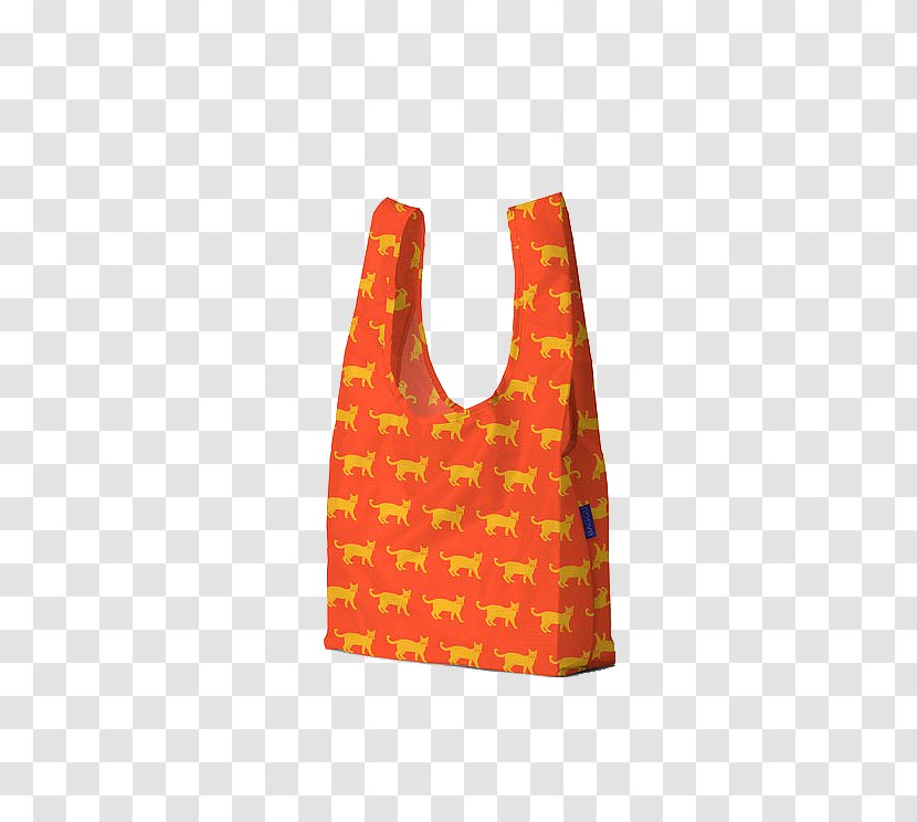 Reusable Shopping Bag Tote Handbag - Paper - Orange Bags Transparent PNG