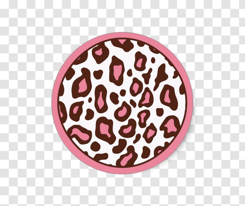 IPhone 8 Plus 7 Post-it Note Leopard Pink - Iphone - Cake Stickers Transparent PNG