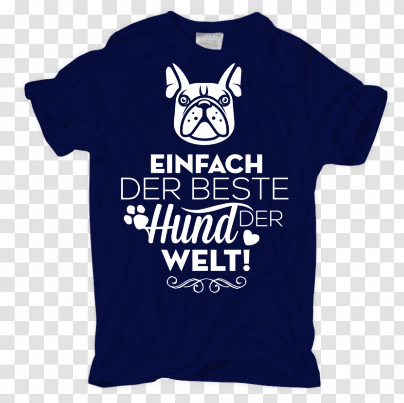 T-shirt French Bulldog Der Beste Hund Welt Sleeve - Logo - Bulldogs Transparent PNG