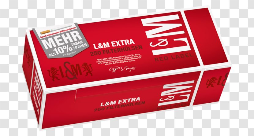 L&M Cigarette Tube Tobacco Menthol - 250 G Of Shisha Transparent PNG