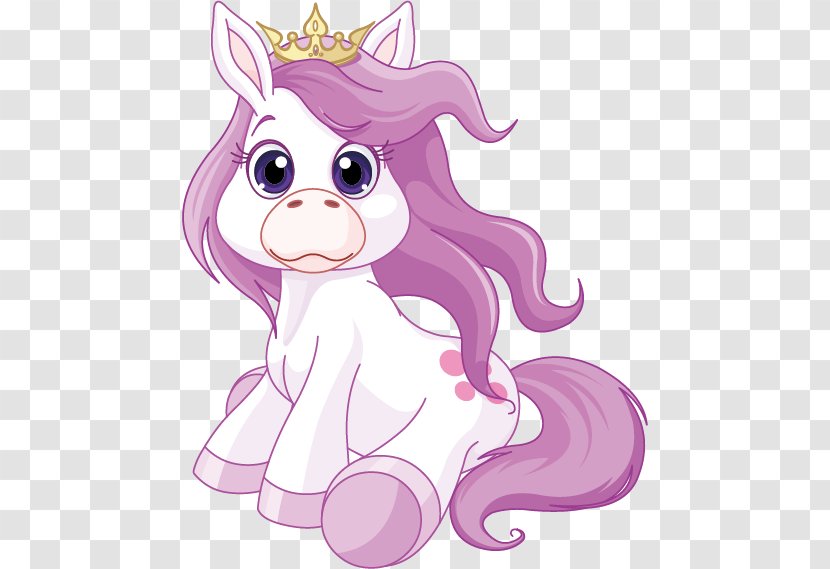 Horse Pony Cartoon Illustration - Tree - Pegasus Transparent PNG