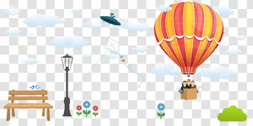 Hot Air Balloon Graphic Design - Computer Transparent PNG