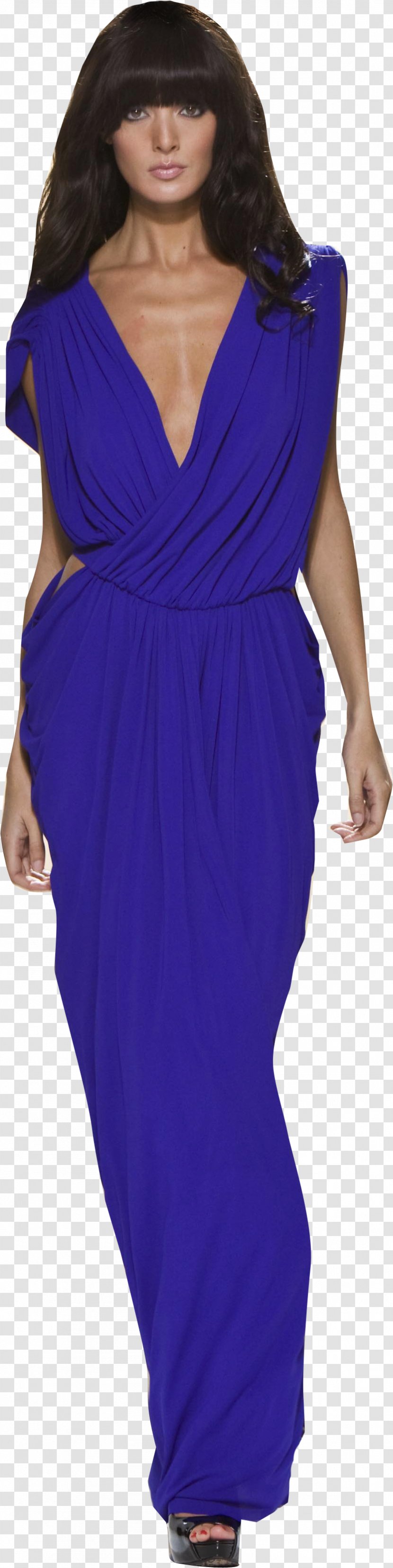 Shoulder Cobalt Blue Cocktail Dress - Day Transparent PNG