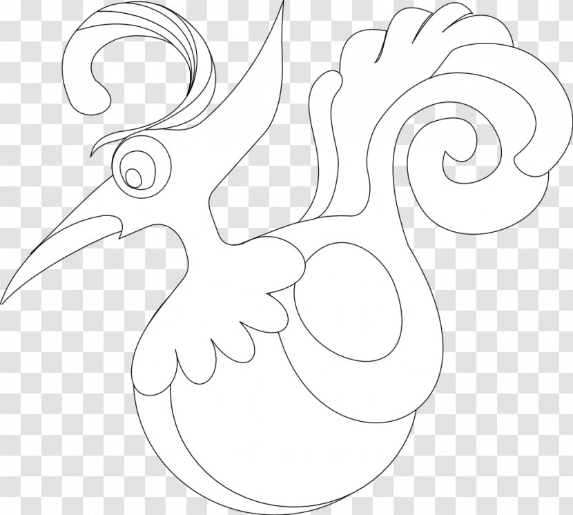 Drawing Bird - Cartoon - Decorative Line Transparent PNG