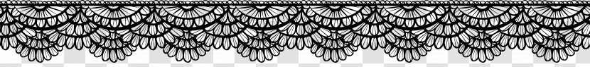 Black And White Grey Pattern - Symmetry - Lace Border Clip Art Picture Transparent PNG