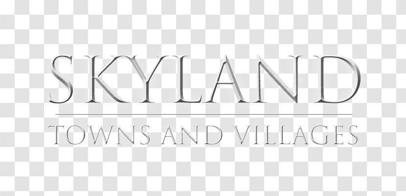 Logo Brand Font Line Angle - White - Skyrim Towns Villages Transparent PNG