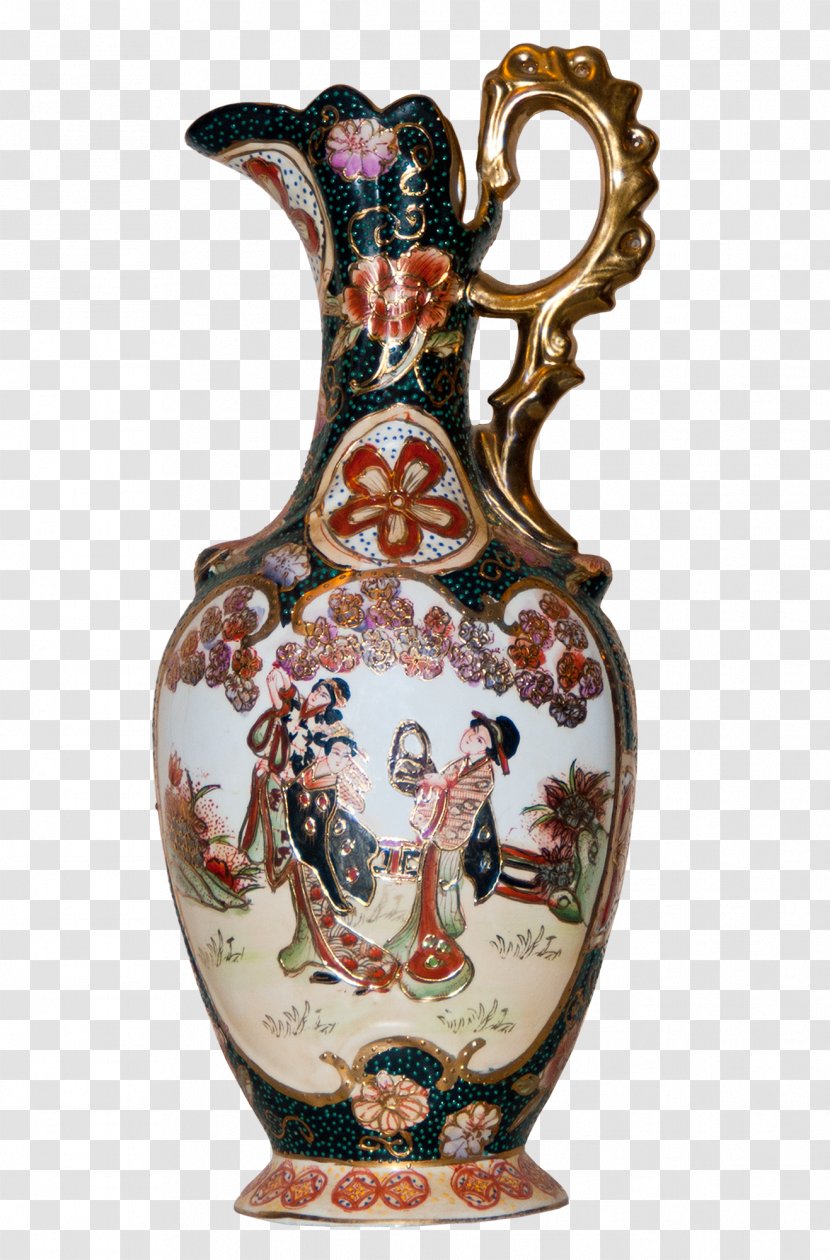 Ceramic Pitcher Vase Jug Pottery Transparent PNG