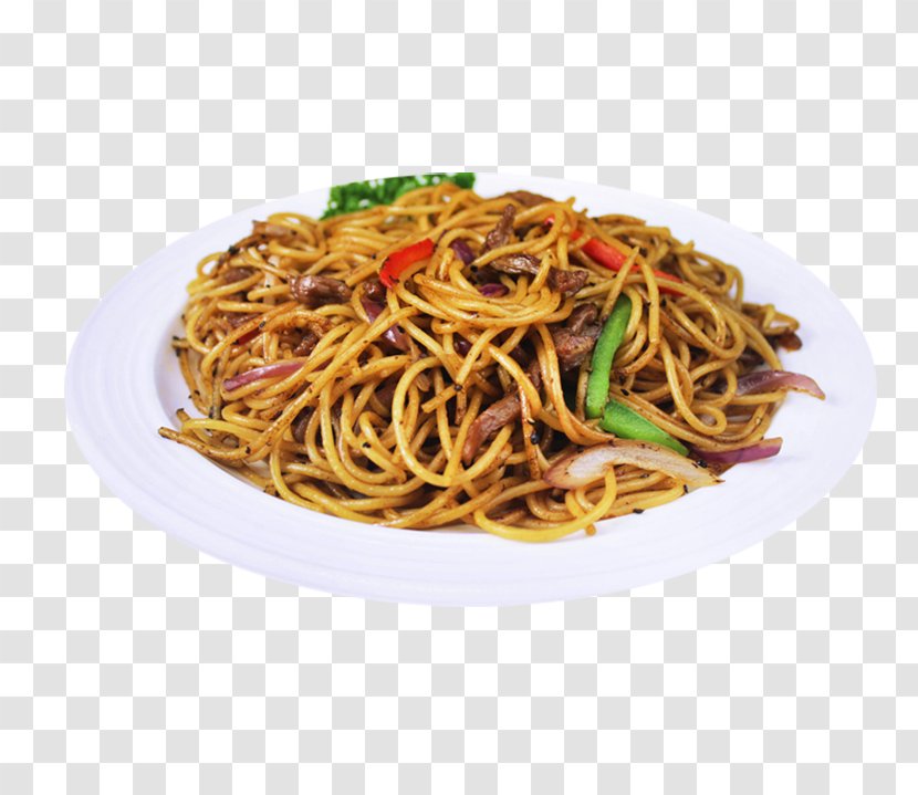 Chow Mein Lo Spaghetti Aglio E Olio Singapore-style Noodles Alla Puttanesca - Singaporestyle - Black Pepper Beef Fried Transparent PNG