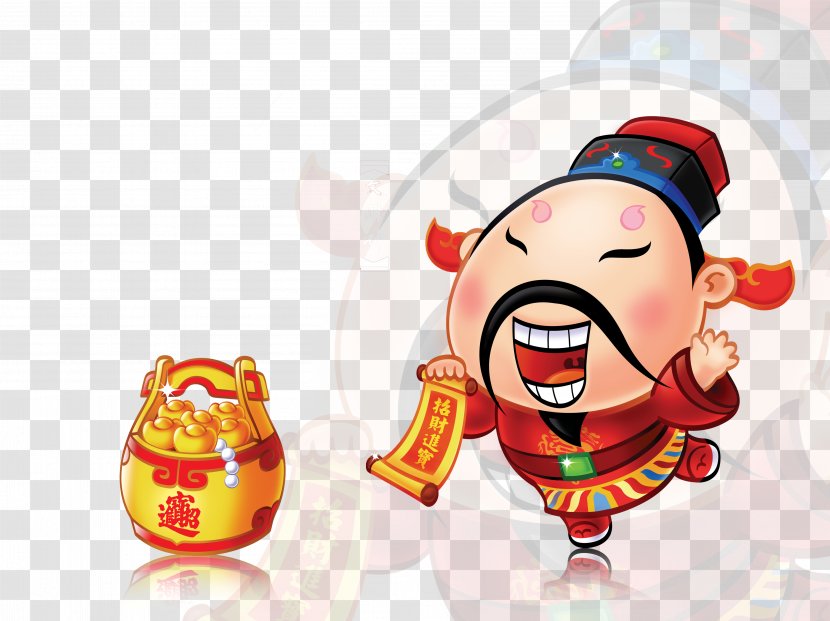Chinese New Year - Luck - China Calm Cartoon Edition Transparent PNG