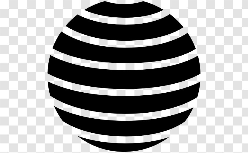 Earth Symbol - Sphere - Stripes Vector Transparent PNG