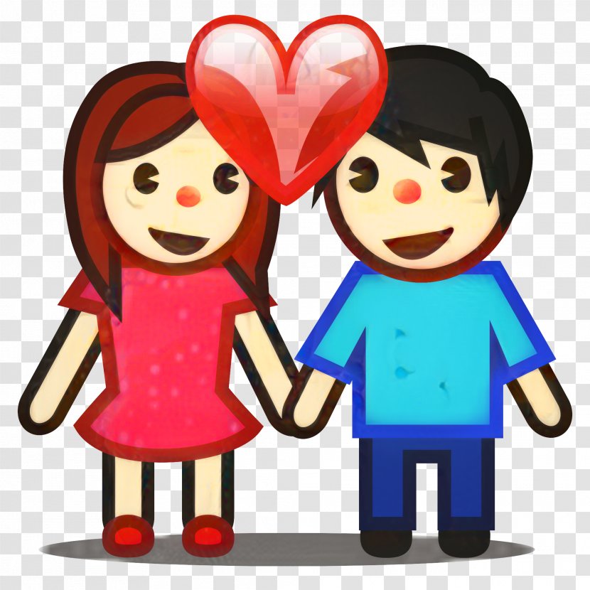 Love Heart Emoji - Child Sharing Transparent PNG