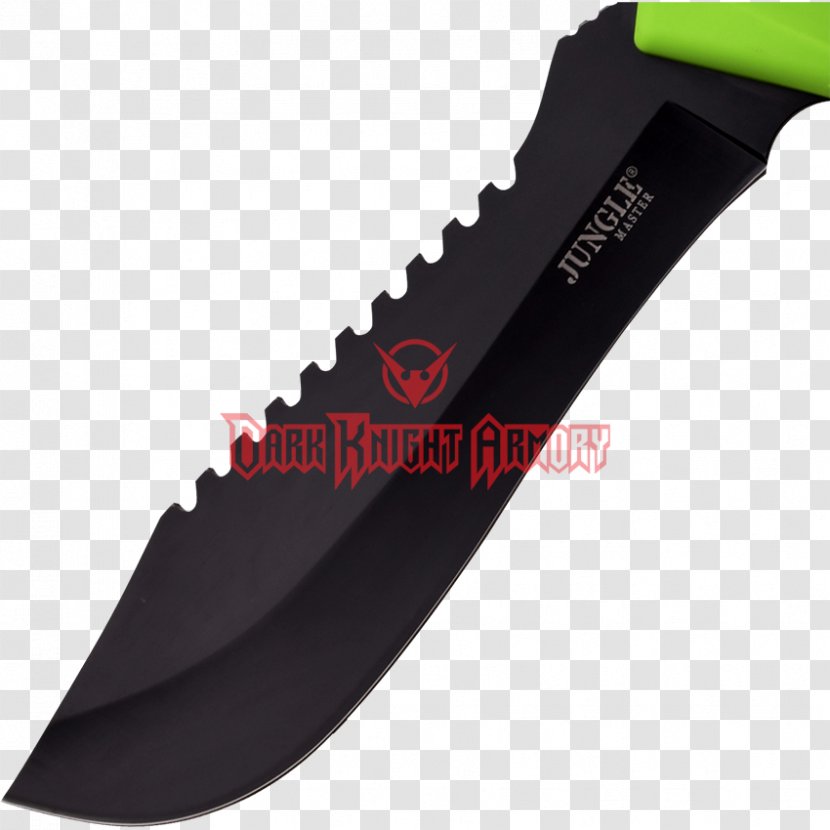 Bowie Knife Hunting & Survival Knives Machete Throwing - Green Jungle Transparent PNG
