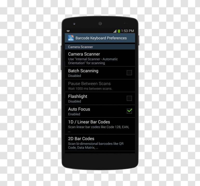 Smartphone Aptoide Android Digital Clock - Scanning Device Transparent PNG