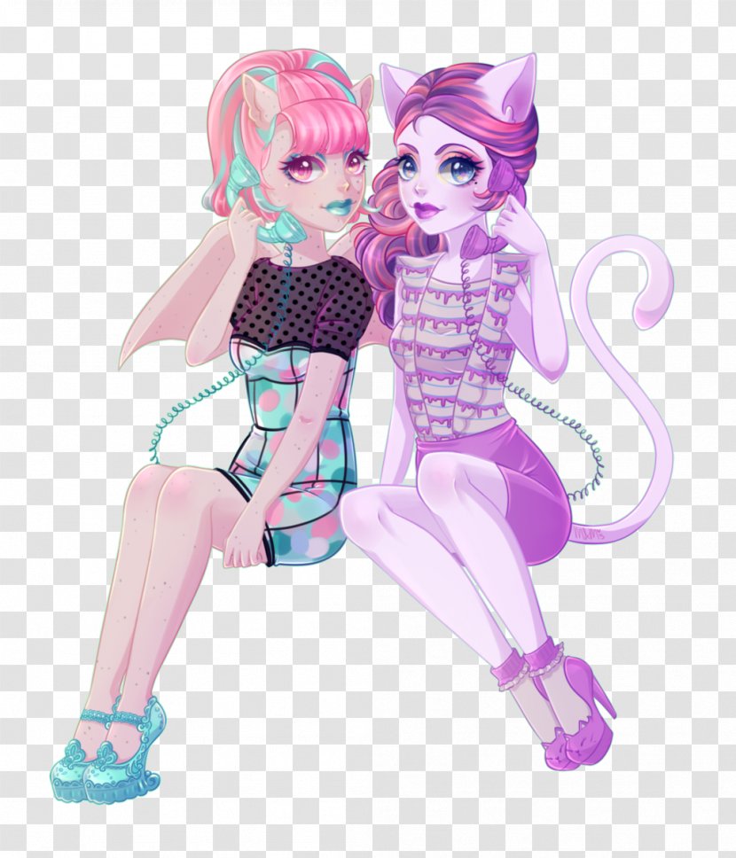 Fan Art Doll Monster High - Watercolor - Ghoul Transparent PNG