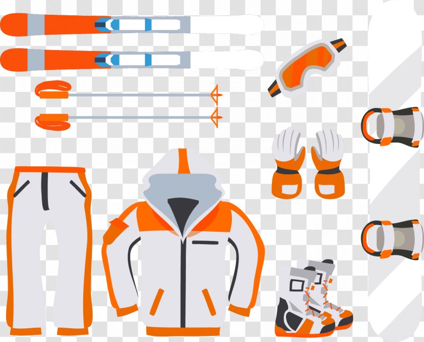 Skiing Graphic Design Clip Art - Logo - Winter Ski Equipment Transparent PNG