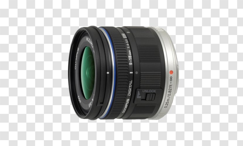 Fisheye Lens Olympus OM-D E-M5 Mark II M.Zuiko Digital ED 9-18mm F/4-5.6 Camera - Photography Transparent PNG