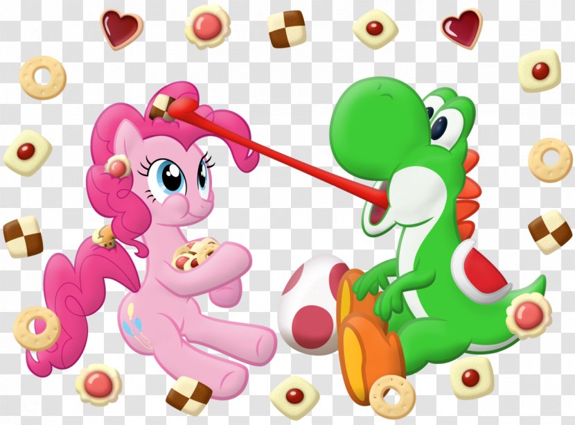 Mario & Yoshi Super World 2: Yoshi's Island Cookie Poochy Woolly - Heart Transparent PNG