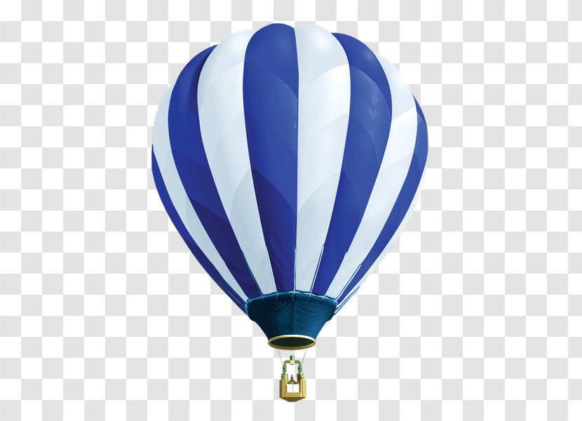 Hot Air Ballooning Blue - Balloon Transparent PNG