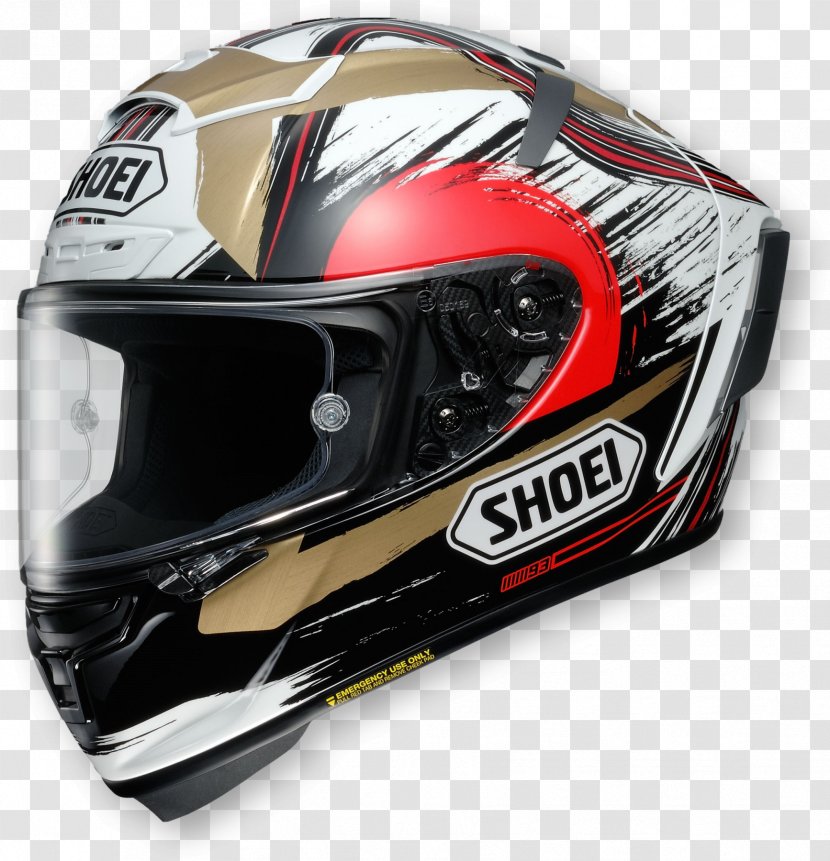 Motorcycle Helmets Shoei Honda - Sport Bike Transparent PNG
