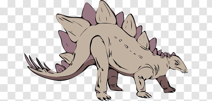 Prehistory Dinosaur Stegosaurus Clip Art - Carnivoran Transparent PNG