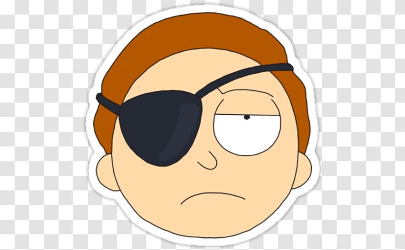 Morty Smith Sticker Telegram Clip Art - Face Transparent PNG