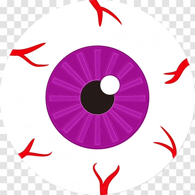 Pink Eye Magenta Iris Logo Transparent PNG