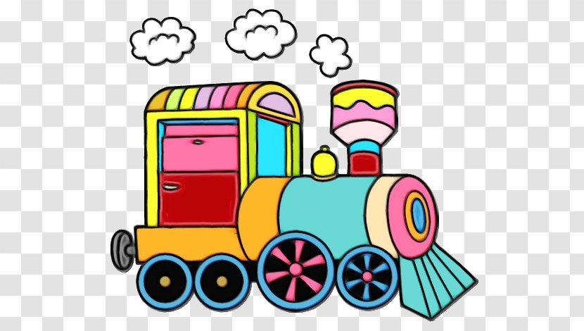 Train Cartoon - Railroad Car - Wheel Play Transparent PNG