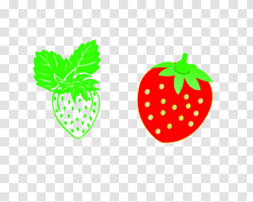 Strawberry Adobe Illustrator Aedmaasikas - Software - Cute Little Transparent PNG