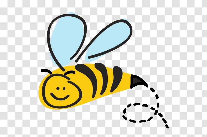 Honey Bee Insect Smiley Clip Art - Text Messaging Transparent PNG