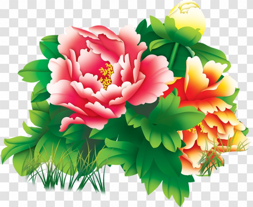 Peony Design Image - Flower Bouquet - Succeeding Transparent PNG