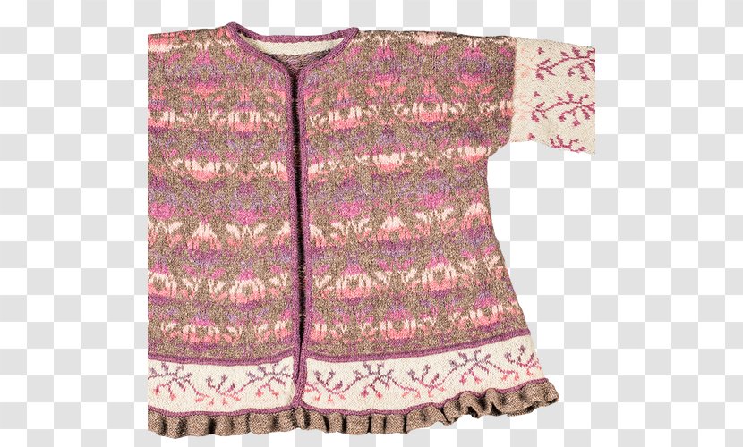 Christel Seyfarth Knitting Jacket Rose Sleeve - Outerwear - Fill Pattern Transparent PNG