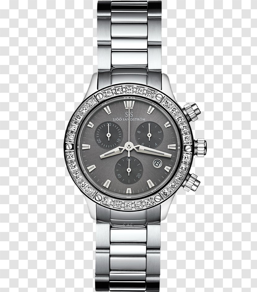 Sjöö Sandström Clock Chronograph Smartwatch - Watch Strap Transparent PNG