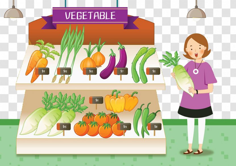 Vegetable Mother Clip Art - Local Food - To Buy Vegetables Transparent PNG