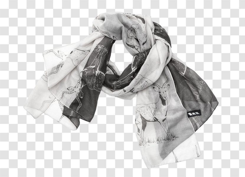 Scarf Clothing Fashion Sock Hat - Watercolor - Antelope Horns Transparent PNG