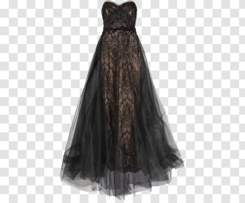 Little Black Dress Gown Wedding - Transparent Images Transparent PNG