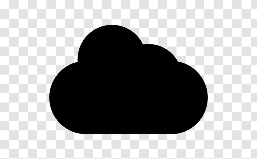 Cloud Computing Storage - Silhouette Transparent PNG