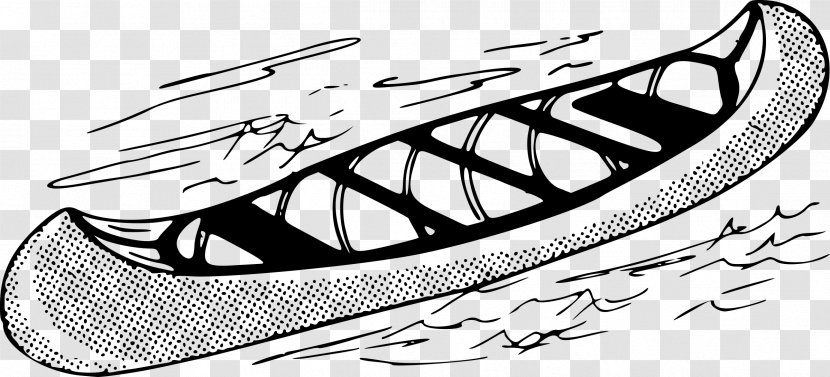 Clip Art Canoe Vector Graphics Openclipart - Coloring Book - Summer Slalom Transparent PNG
