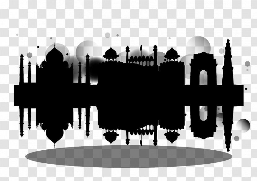 Logo Taj Mahal Red Fort Font Brand - Human Settlement Transparent PNG