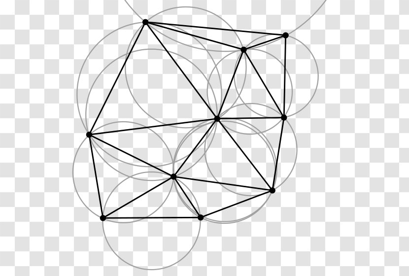 Constrained Delaunay Triangulation Voronoi Diagram Computational Geometry - Symmetry - Triangle Transparent PNG