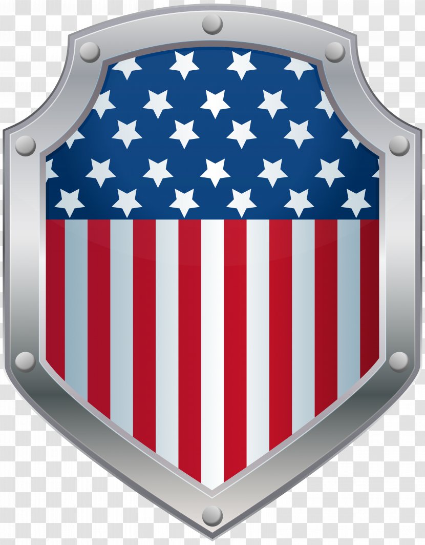 United States Clip Art - American Badge Flag Image Transparent PNG