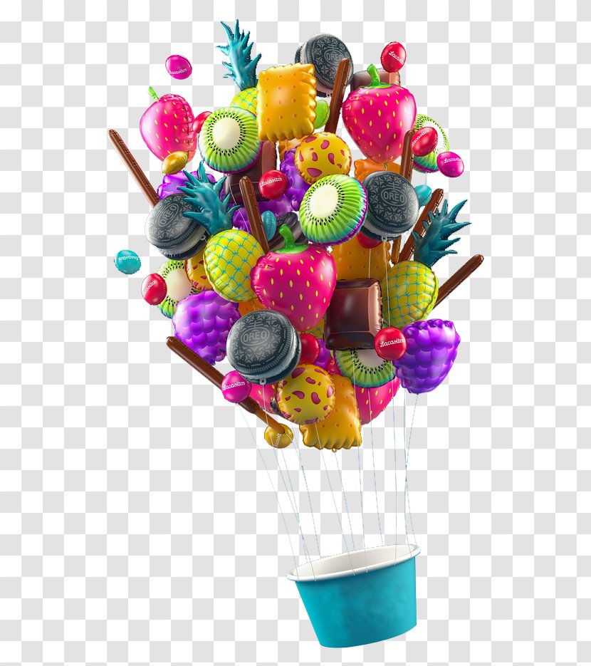 Ice Cream Fruit 3D Computer Graphics - Candy - Balloon Transparent PNG