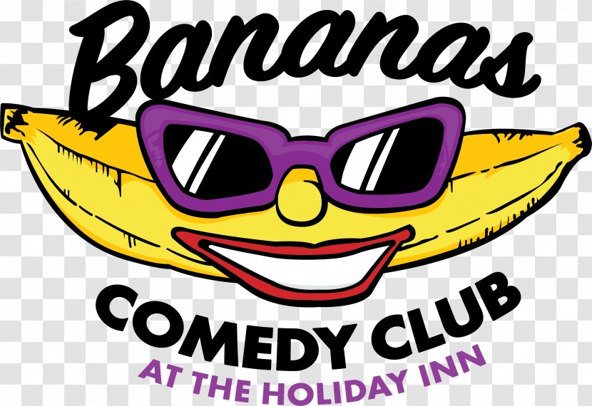 Banana's Comedy Club Comedian Smiley Nightclub - Central Transparent PNG